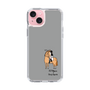 スリムプロテクションケース［ おがわじゅり×デイリー×caseplay - 栗毛 - ブラック ］