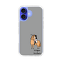 スリムプロテクションケース［ おがわじゅり×デイリー×caseplay - 栗毛 - ブラック ］