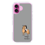 スリムプロテクションケース［ おがわじゅり×デイリー×caseplay - 栗毛 - ブラック ］