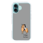 スリムプロテクションケース［ おがわじゅり×デイリー×caseplay - 栗毛 - ブラック ］