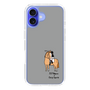 スリムプロテクションケース［ おがわじゅり×デイリー×caseplay - 栗毛 - ブラック ］