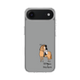 スリムプロテクションケース［ おがわじゅり×デイリー×caseplay - 栗毛 - ブラック ］