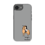 スリムプロテクションケース［ おがわじゅり×デイリー×caseplay - 栗毛 - ブラック ］