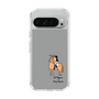 スリムプロテクションケース［ おがわじゅり×デイリー×caseplay - 栗毛 - ブラック ］