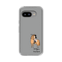スリムプロテクションケース［ おがわじゅり×デイリー×caseplay - 栗毛 - ブラック ］