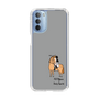 スリムプロテクションケース［ おがわじゅり×デイリー×caseplay - 栗毛 - ブラック ］