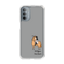 スリムプロテクションケース［ おがわじゅり×デイリー×caseplay - 栗毛 - ブラック ］