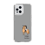 スリムプロテクションケース［ おがわじゅり×デイリー×caseplay - 栗毛 - ブラック ］
