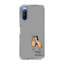 スリムプロテクションケース［ おがわじゅり×デイリー×caseplay - 栗毛 - ブラック ］