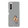 スリムプロテクションケース［ おがわじゅり×デイリー×caseplay - 栗毛 - ブラック ］