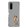 スリムプロテクションケース［ おがわじゅり×デイリー×caseplay - 栗毛 - ブラック ］