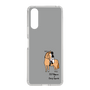スリムプロテクションケース［ おがわじゅり×デイリー×caseplay - 栗毛 - ブラック ］