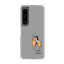 スリムプロテクションケース［ おがわじゅり×デイリー×caseplay - 栗毛 - ブラック ］