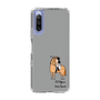 スリムプロテクションケース［ おがわじゅり×デイリー×caseplay - 栗毛 - ブラック ］