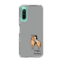 スリムプロテクションケース［ おがわじゅり×デイリー×caseplay - 栗毛 - ブラック ］