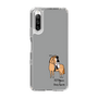 スリムプロテクションケース［ おがわじゅり×デイリー×caseplay - 栗毛 - ブラック ］
