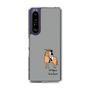 スリムプロテクションケース［ おがわじゅり×デイリー×caseplay - 栗毛 - ブラック ］