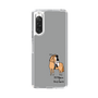 スリムプロテクションケース［ おがわじゅり×デイリー×caseplay - 栗毛 - ブラック ］