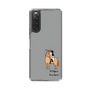 スリムプロテクションケース［ おがわじゅり×デイリー×caseplay - 栗毛 - ブラック ］
