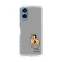 スリムプロテクションケース［ おがわじゅり×デイリー×caseplay - 栗毛 - ブラック ］