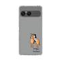 スリムプロテクションケース［ おがわじゅり×デイリー×caseplay - 栗毛 - ブラック ］