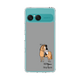 スリムプロテクションケース［ おがわじゅり×デイリー×caseplay - 栗毛 - ブラック ］