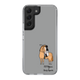 スリムプロテクションケース［ おがわじゅり×デイリー×caseplay - 栗毛 - ブラック ］