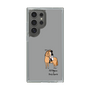 スリムプロテクションケース［ おがわじゅり×デイリー×caseplay - 栗毛 - ブラック ］