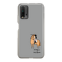 スリムプロテクションケース［ おがわじゅり×デイリー×caseplay - 栗毛 - ブラック ］