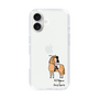 スリムプロテクションケース［ おがわじゅり×デイリー×caseplay - 栗毛 ］
