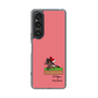 スリムプロテクションケース［ おがわじゅり×デイリー×caseplay - 黒鹿毛 - レッド ］