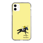 スリムプロテクションケース［ おがわじゅり×デイリー×caseplay - 青毛 - イエロー ］