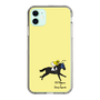スリムプロテクションケース［ おがわじゅり×デイリー×caseplay - 青毛 - イエロー ］