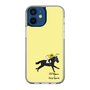 スリムプロテクションケース［ おがわじゅり×デイリー×caseplay - 青毛 - イエロー ］