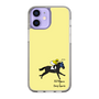 スリムプロテクションケース［ おがわじゅり×デイリー×caseplay - 青毛 - イエロー ］