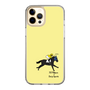 スリムプロテクションケース［ おがわじゅり×デイリー×caseplay - 青毛 - イエロー ］