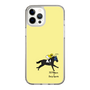 スリムプロテクションケース［ おがわじゅり×デイリー×caseplay - 青毛 - イエロー ］