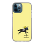 スリムプロテクションケース［ おがわじゅり×デイリー×caseplay - 青毛 - イエロー ］