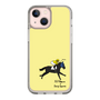 スリムプロテクションケース［ おがわじゅり×デイリー×caseplay - 青毛 - イエロー ］