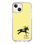 スリムプロテクションケース［ おがわじゅり×デイリー×caseplay - 青毛 - イエロー ］