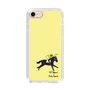 スリムプロテクションケース［ おがわじゅり×デイリー×caseplay - 青毛 - イエロー ］