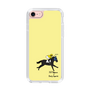 スリムプロテクションケース［ おがわじゅり×デイリー×caseplay - 青毛 - イエロー ］