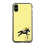 スリムプロテクションケース［ おがわじゅり×デイリー×caseplay - 青毛 - イエロー ］