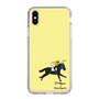 スリムプロテクションケース［ おがわじゅり×デイリー×caseplay - 青毛 - イエロー ］