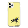 スリムプロテクションケース［ おがわじゅり×デイリー×caseplay - 青毛 - イエロー ］