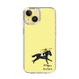 スリムプロテクションケース［ おがわじゅり×デイリー×caseplay - 青毛 - イエロー ］