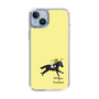スリムプロテクションケース［ おがわじゅり×デイリー×caseplay - 青毛 - イエロー ］