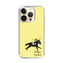 スリムプロテクションケース［ おがわじゅり×デイリー×caseplay - 青毛 - イエロー ］
