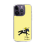 スリムプロテクションケース［ おがわじゅり×デイリー×caseplay - 青毛 - イエロー ］