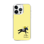 スリムプロテクションケース［ おがわじゅり×デイリー×caseplay - 青毛 - イエロー ］